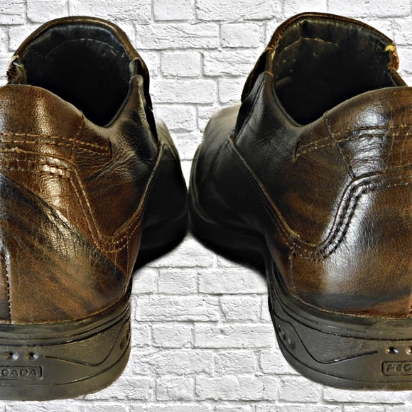 Pegada Mens Brown Slip On Loaters Made In Italy main image 7